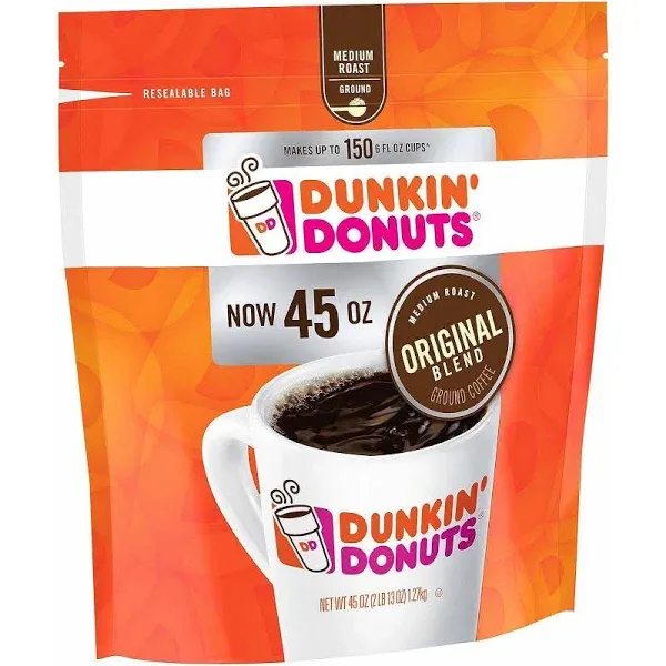 Dunkin' Donuts Original Blend Ground Coffee - 45 oz