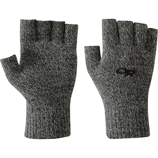 Outdoor Research Fairbanks Fingerless Gloves, Size: Small/Medium, Charcoal