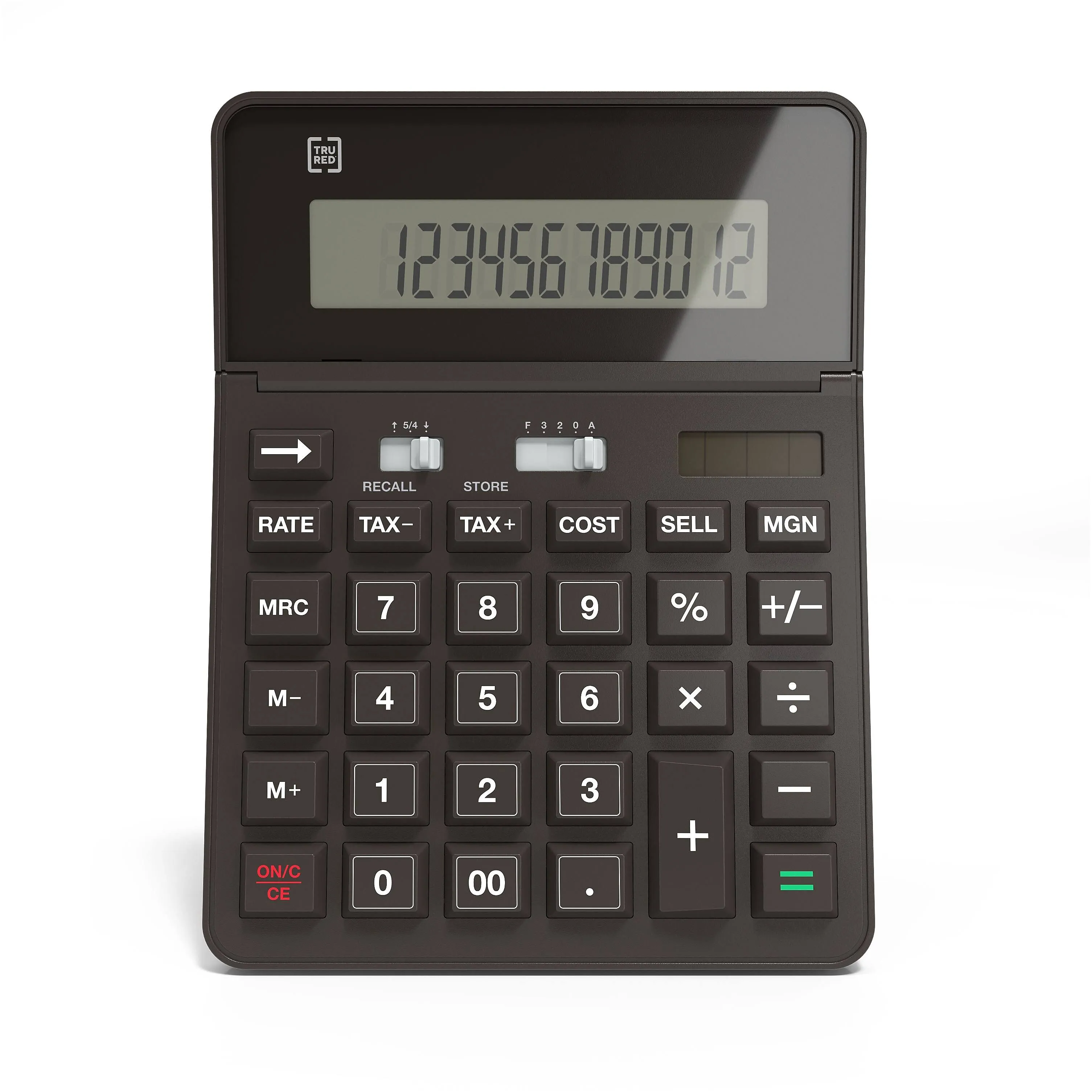 TRU RED 8-Digit Desktop Calculator black