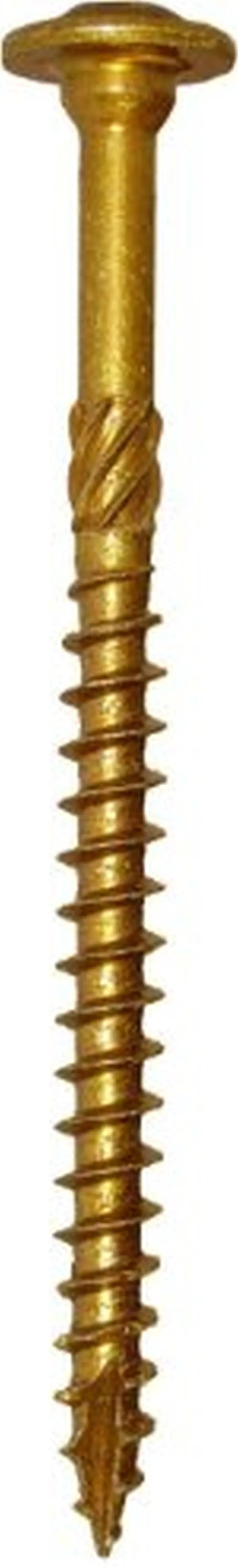 GRK Fasteners-12225 ICC-ESR-2442 HandyPak 5/16 by 4-Inch Structural, 100 Screws per Package, 5/16" x 4", Gold, Count