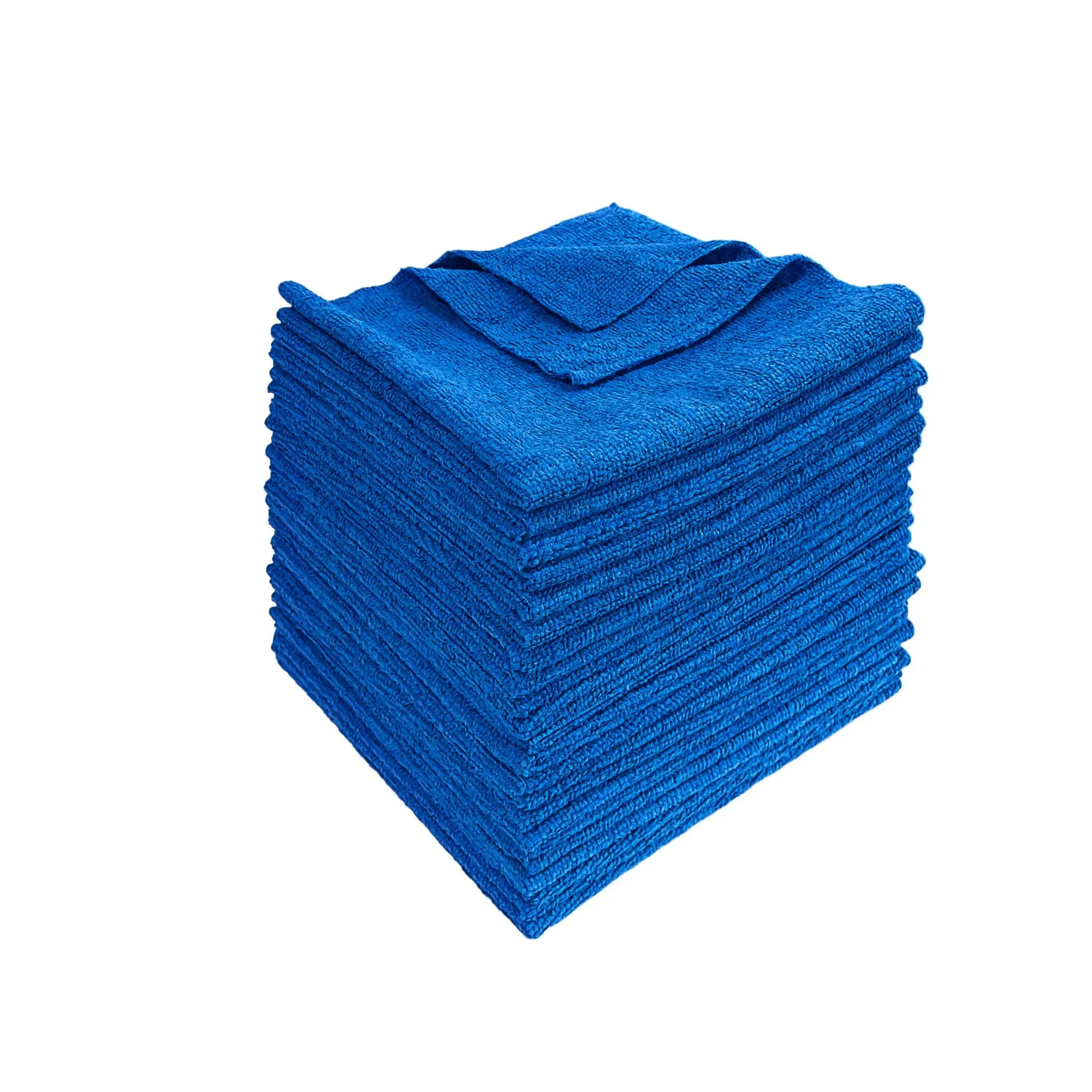 Detailer's Preference All-Purpose Terry Weave Microfiber Towels, 16"x16" Blue, 25 ...