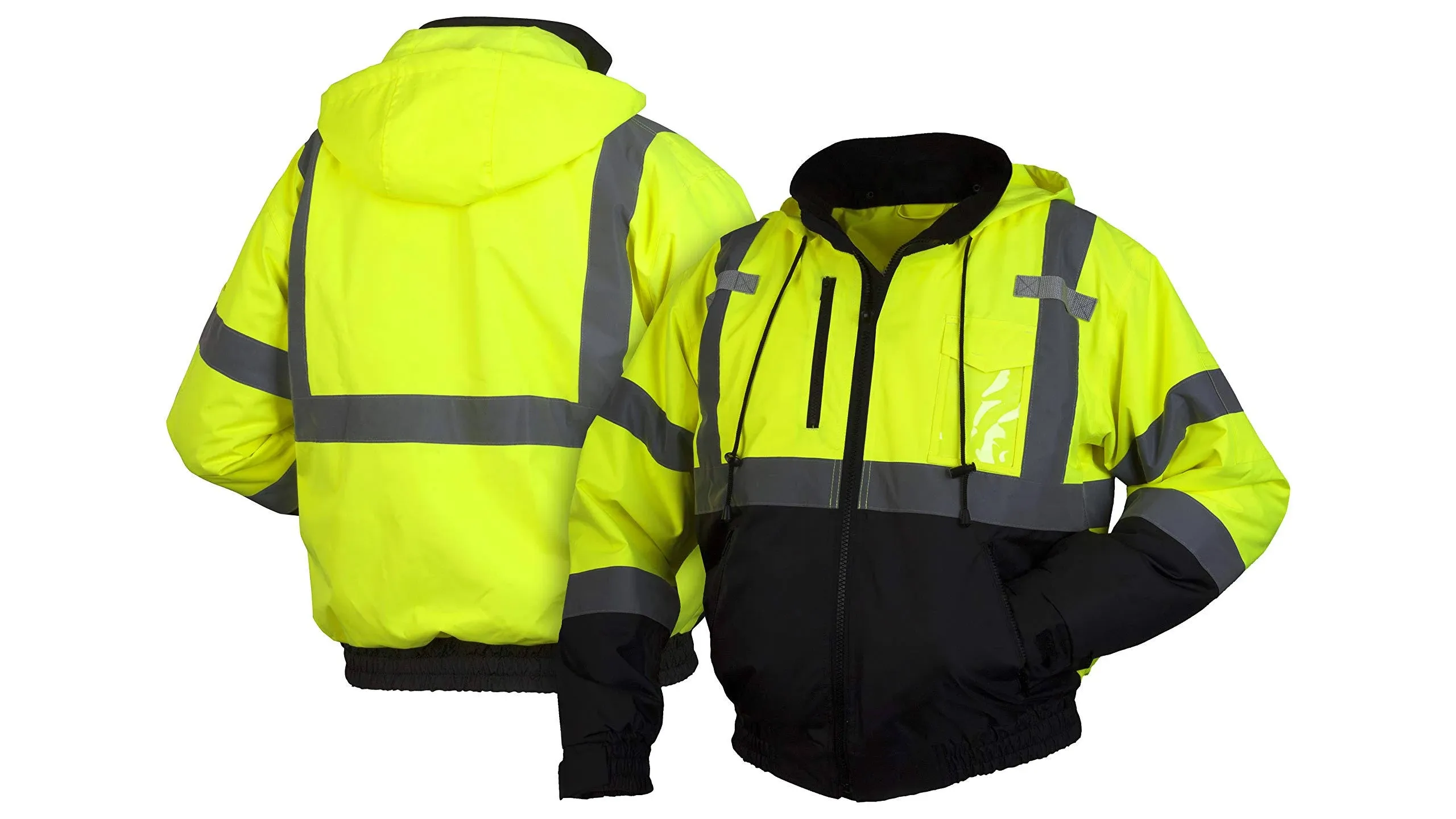 Pyramex RJ31 Type R Class 3 High-Vis Waterproof Fleece Lined Jacket