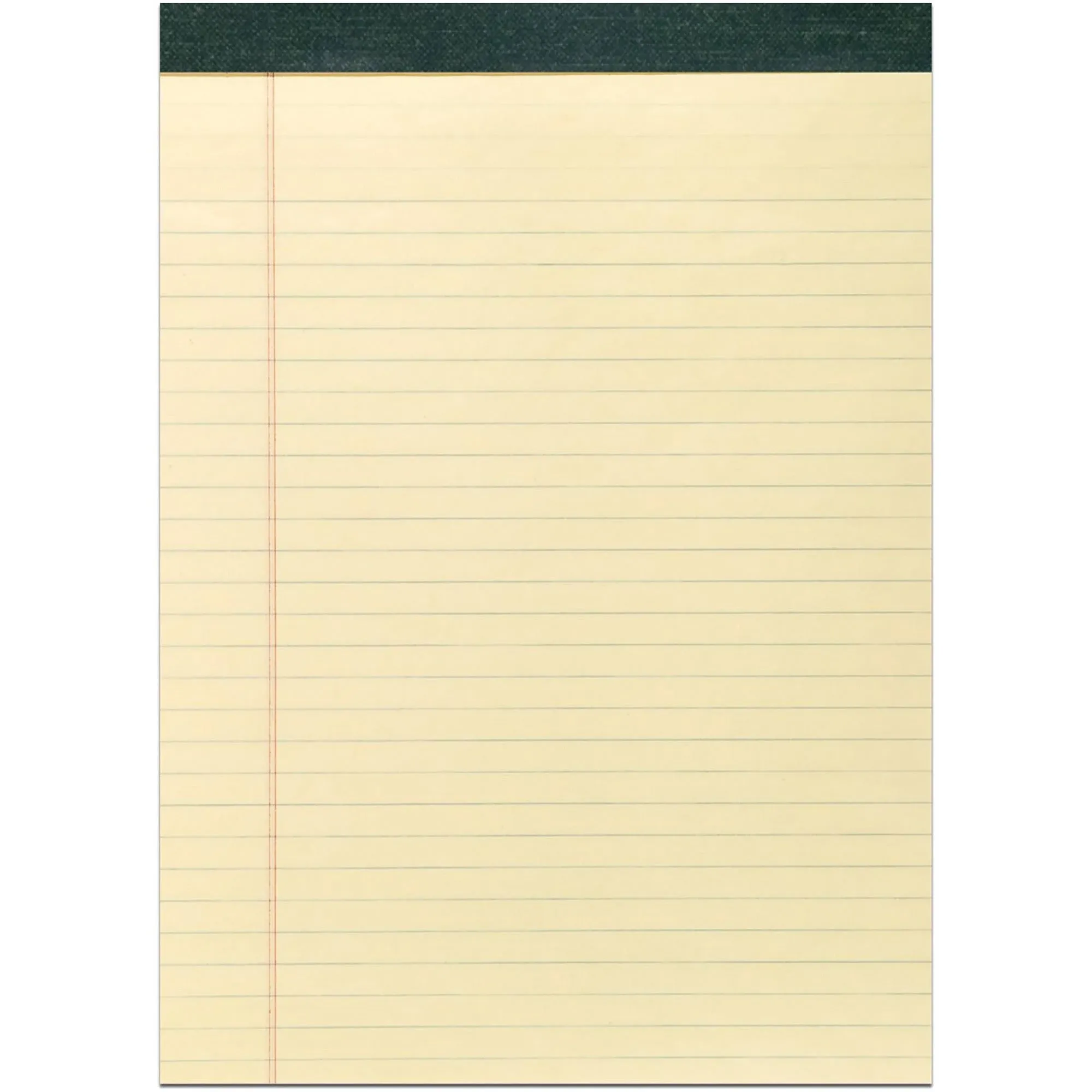 Roaring Spring 74712 8.5&#034; x 11&#034; Recycled Pad - Wide/Legal, Yellow 1-DZ New