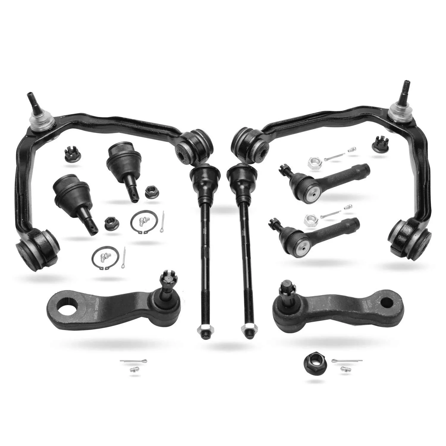 Detroit Axle - Front End 10pc Suspension Kit for Silverado Sierra Suburban ...