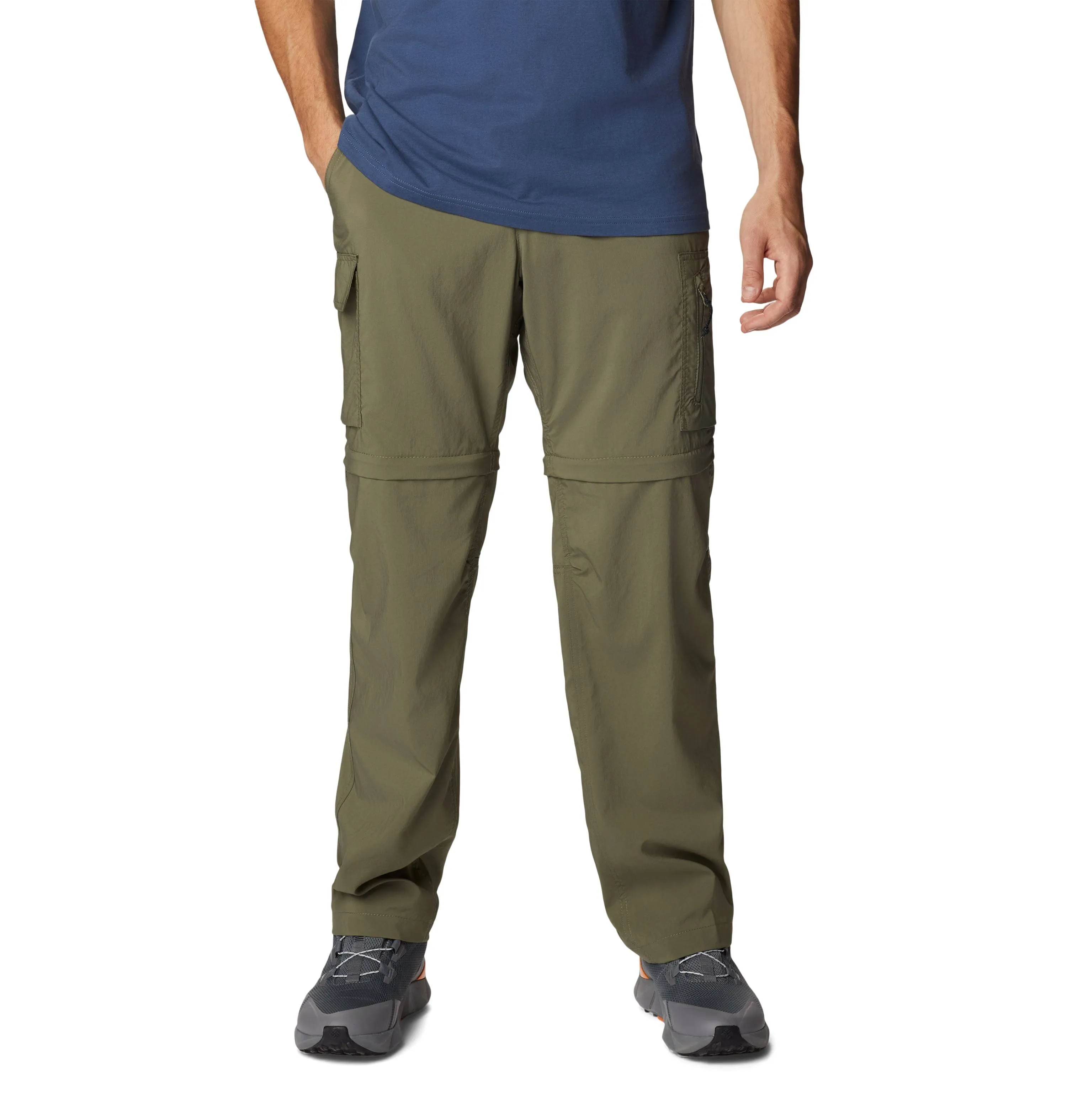 "Columbia Men's Silver Ridge Utility Stretch Convertible Hiking Pants - Stone Green - 32X32"