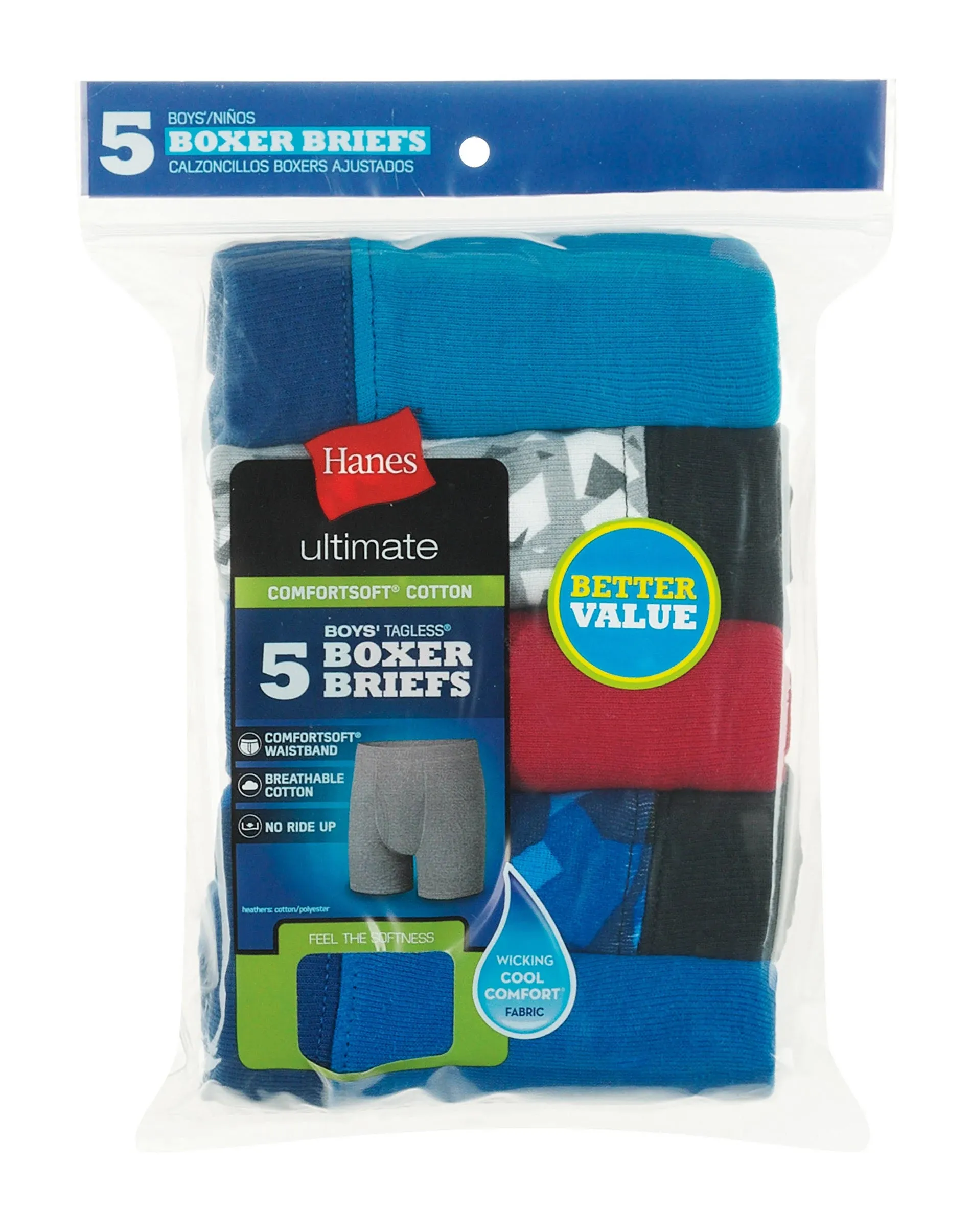 Hanes Boys Ultimate Boxer Briefs