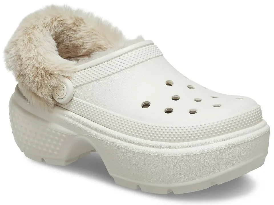 Crocs Off-White Stomp Lined Clogs