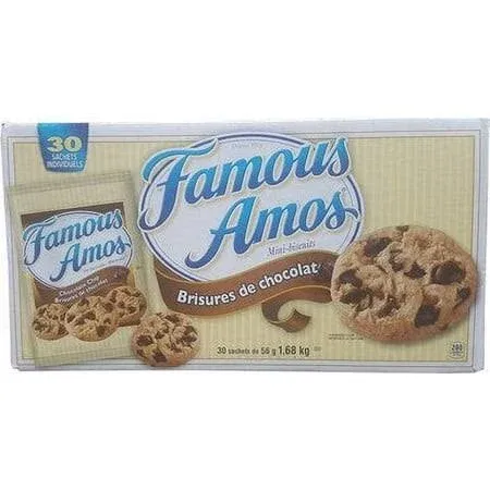 Famous Amos Bite-Size Chocolate Chip Cookies, 36 pk.