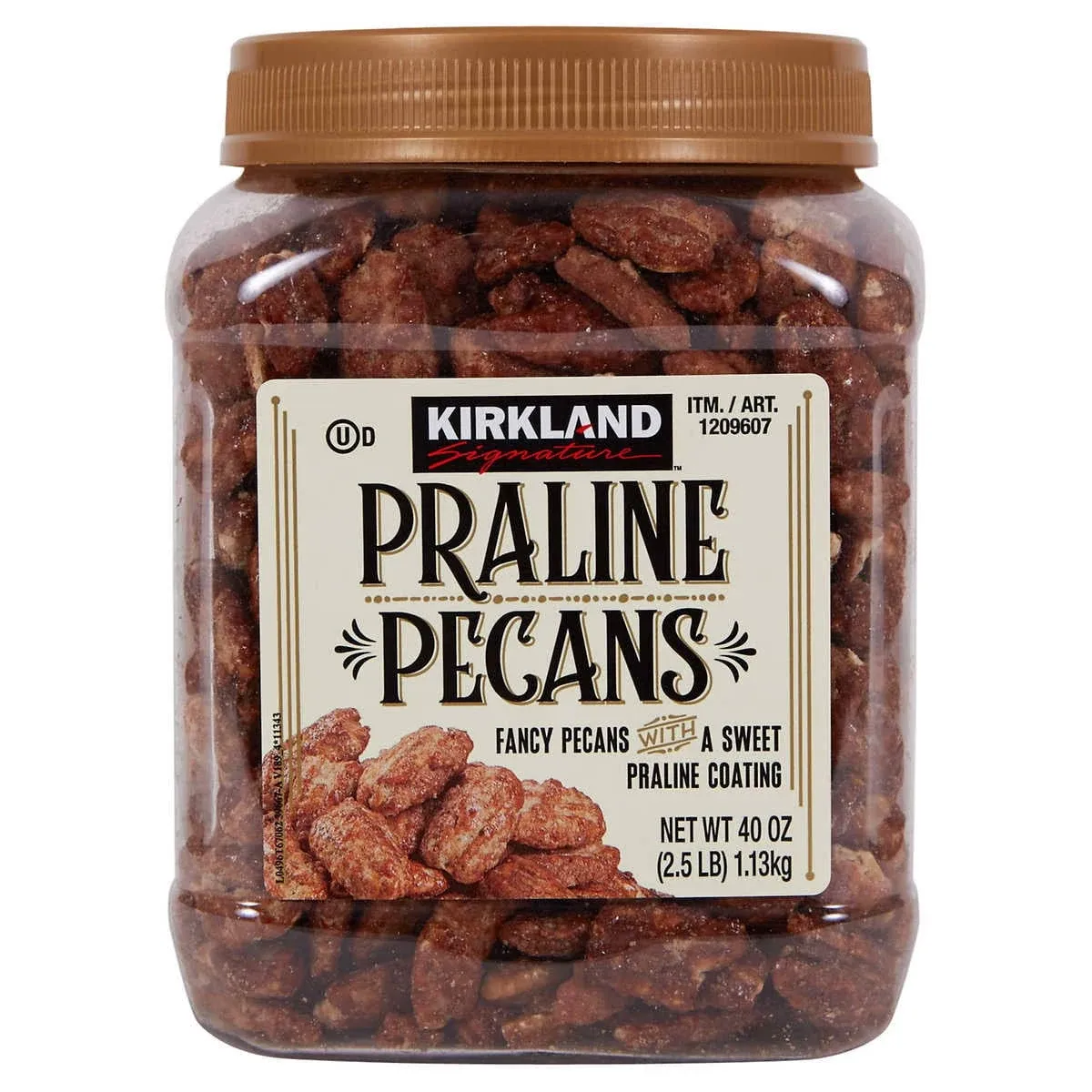 Kirkland Signature Praline Pecans 40 oz (2.5 Lbs) Each Pack