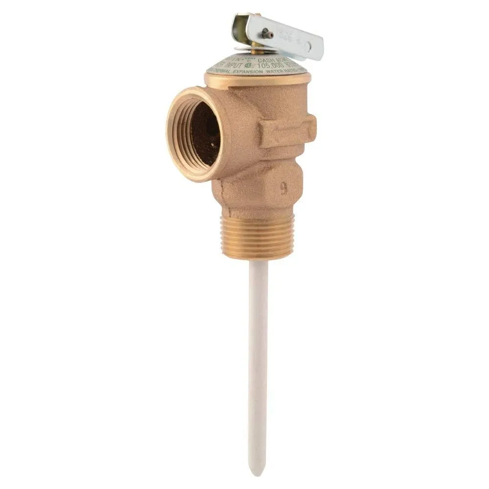 Cash Acme NCLX-5 Pressure Temp Relief Valve, 3/4” X 3/4” 210 Degree