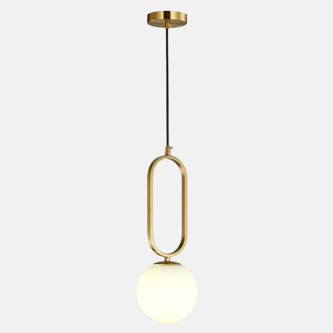 Fulesi Modern Globe Pendant Lights Mid Century Gold Pendant Lighting Fixture