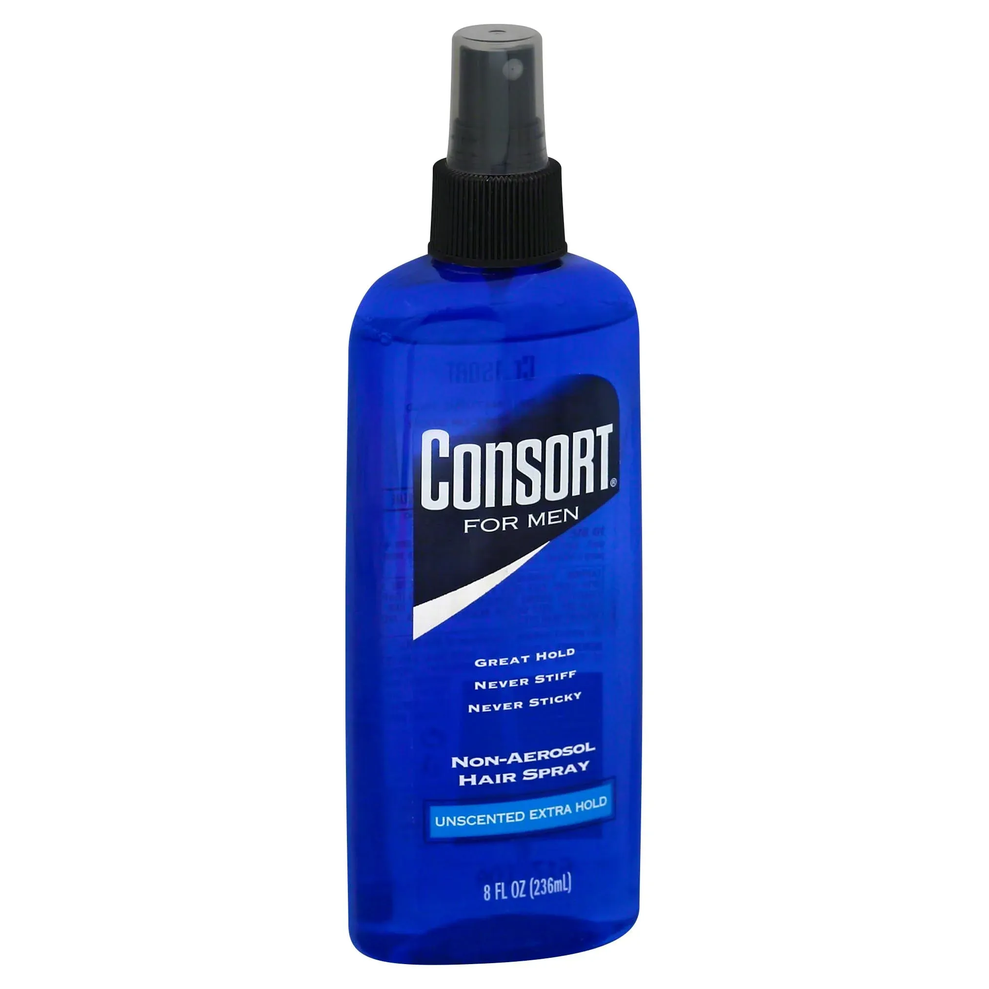 Consort For Men Hair Spray, Non-Aerosol, Unscented, Extra Hold - 8 fl oz