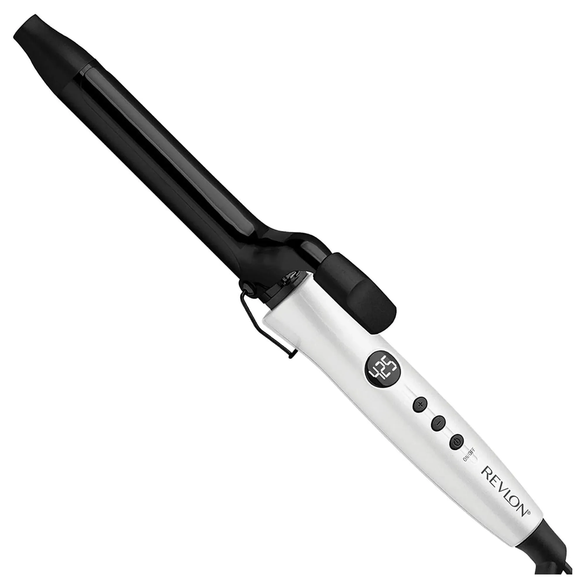 Revlon Crystal C + Ceramic Hair Curling Iron | Long-Lasting Shine and Less Frizz, (1-1/4 in)