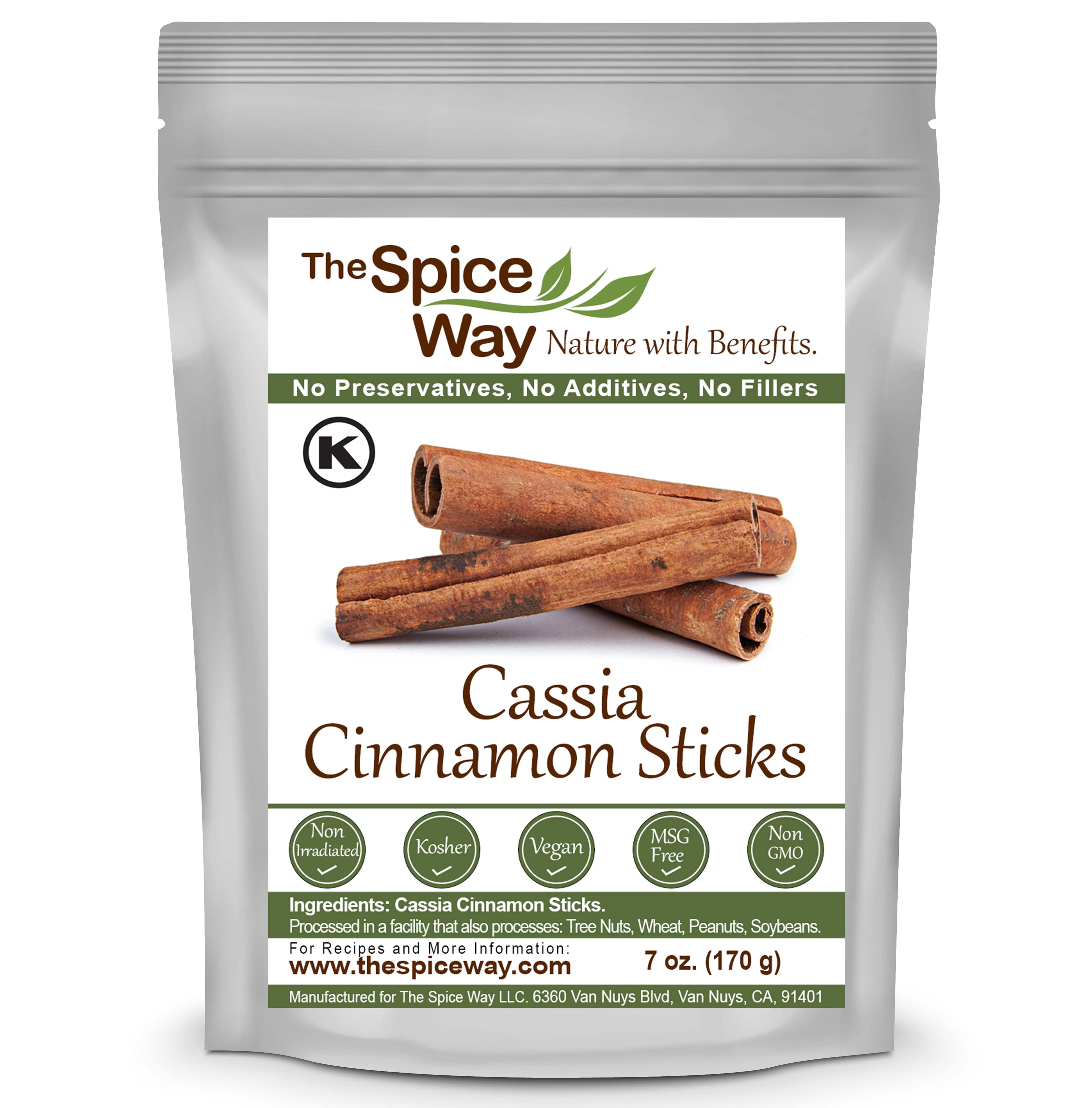 The Spice Way Cassia Cinnamon Sticks