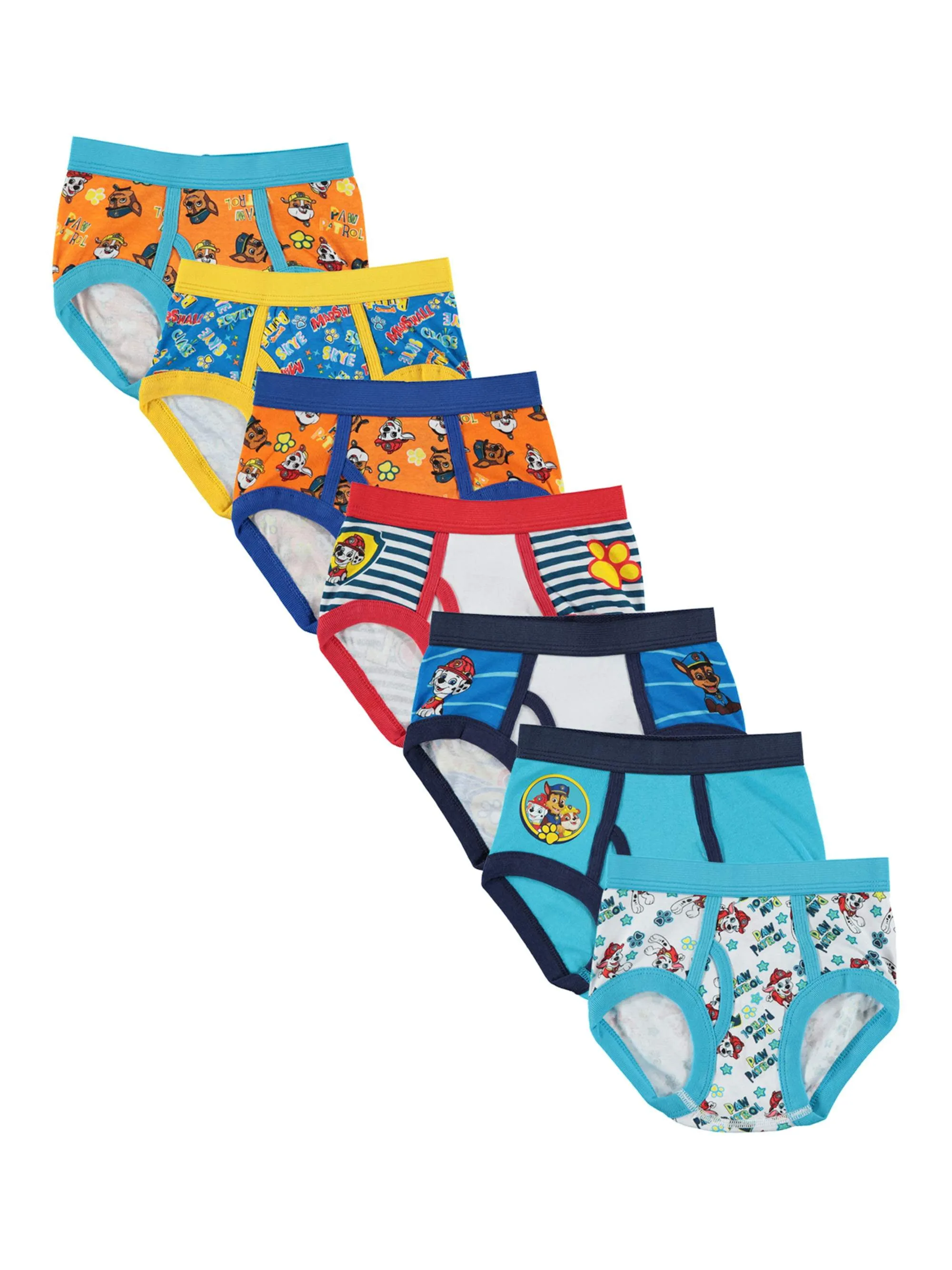 Paw Patrol 100% Combed Cotton Underwear 5-10Packs available with Chase, Skye, Rubble and more in sizes 18M, 2/3T, 4T