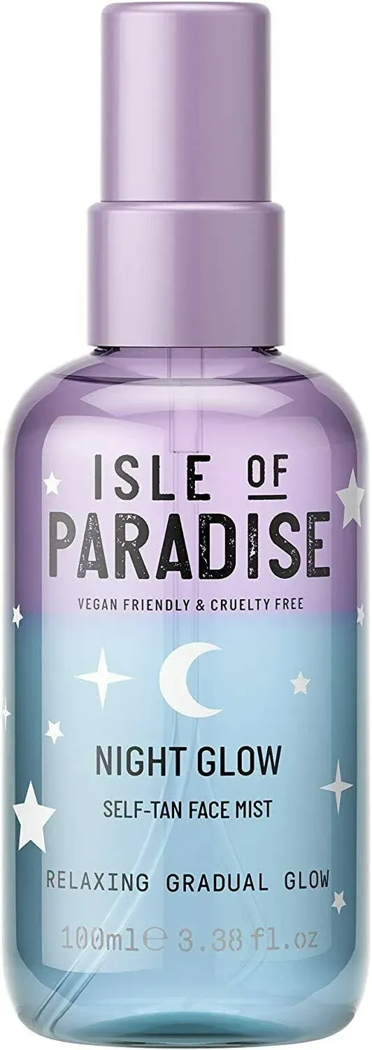 Isle of Paradise Nuit Brillant Self Tan Visage Brume 100ml Neuf