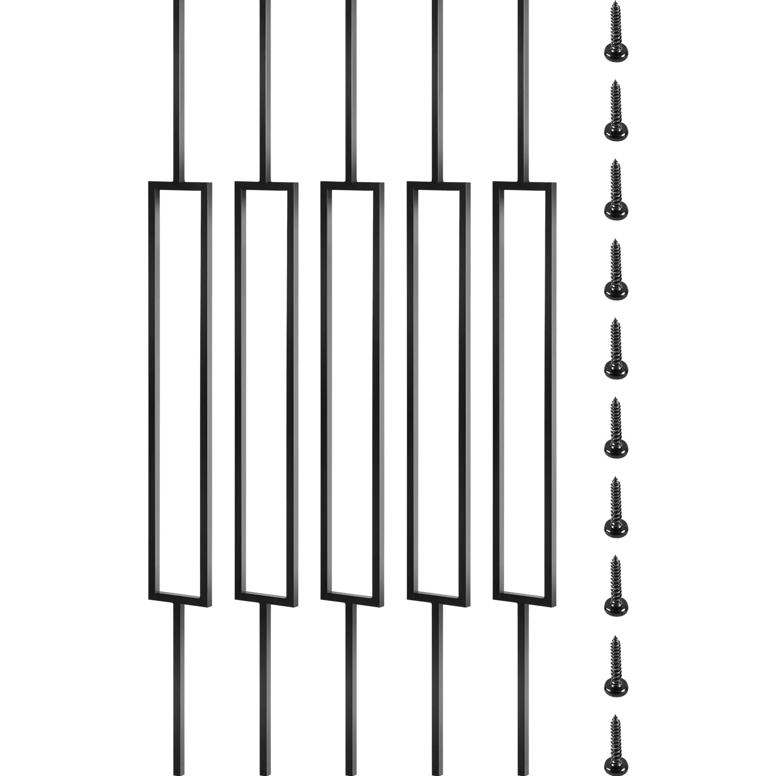 VEVOR Deck Balusters 10 Pack Metal Deck Spindles