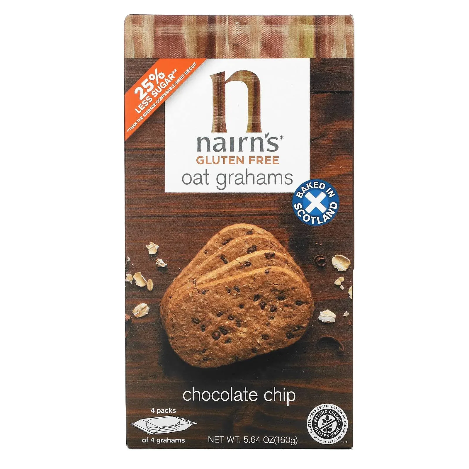 Oat Grahams, Gluten Free, Chocolate Chip, 5.64 oz (160 g)