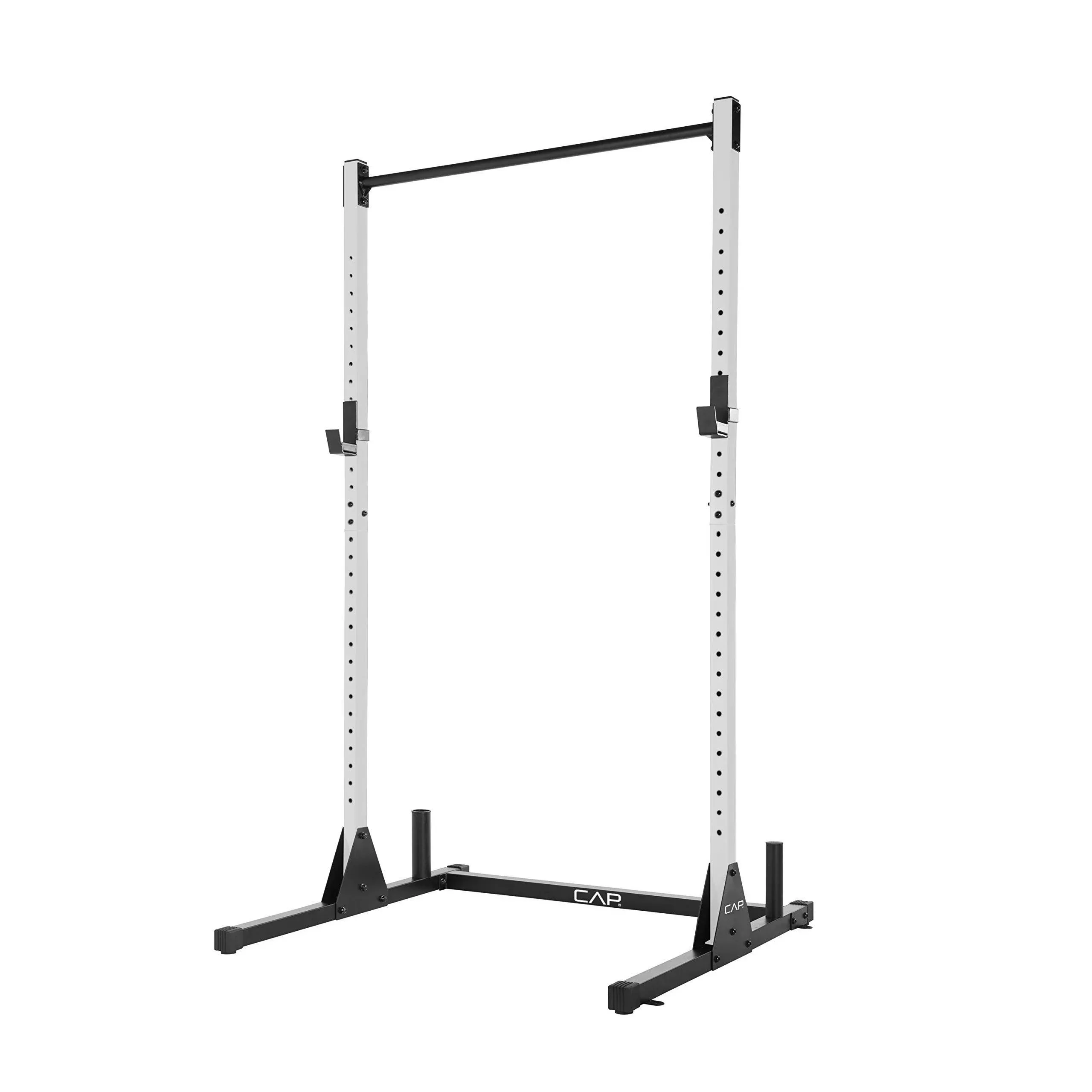 CAP Barbell Power Rack Exercise Stand Squat Rack PullUpBar White SHIPS NOW