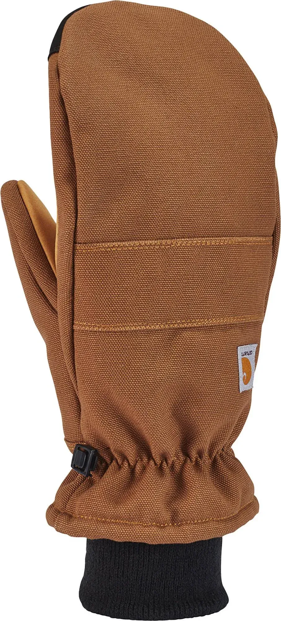 Carhartt GL0800W Women's Insulated Duck Synthetic Leather Knit Cuff Mitt - Black ...