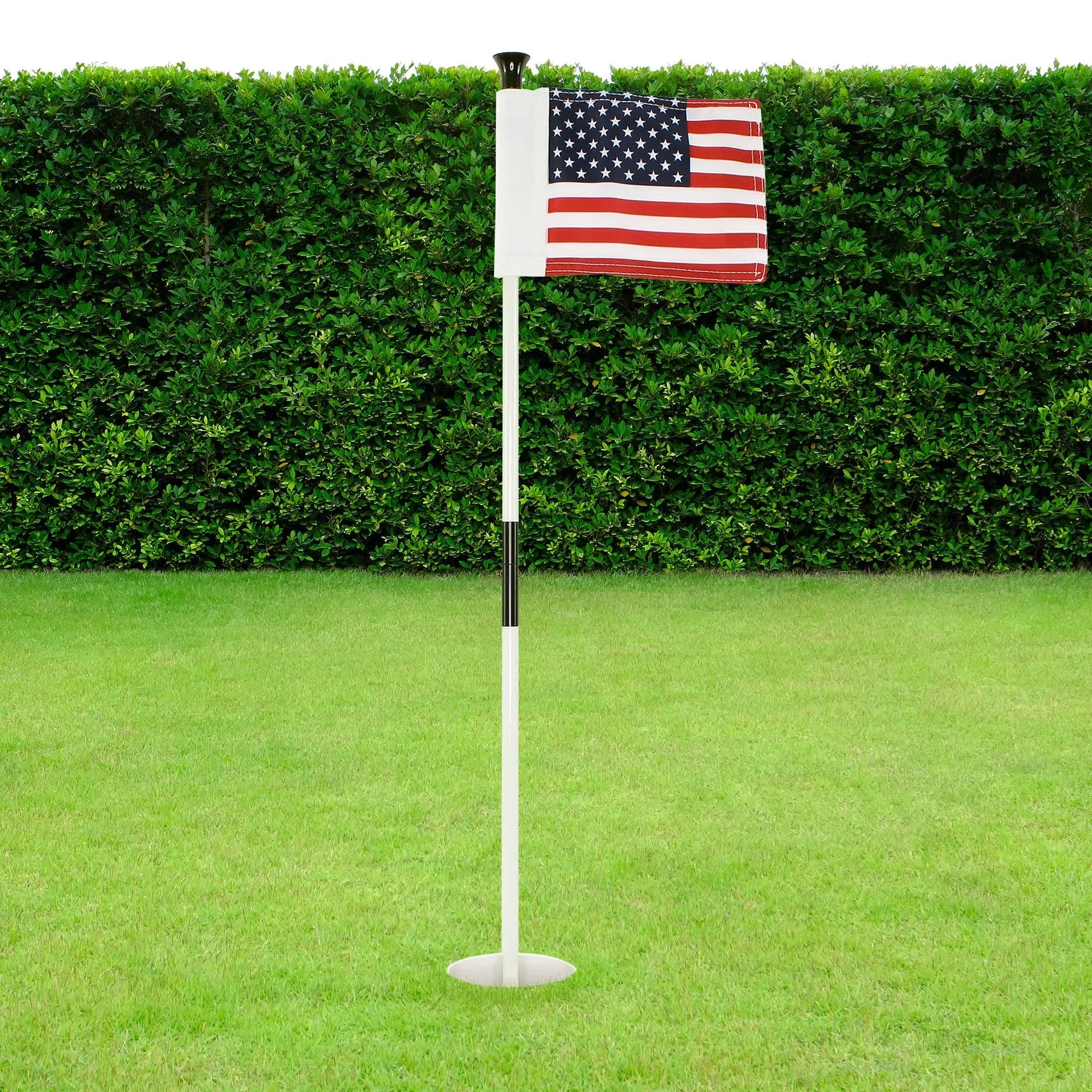 WATSY USA Golf Flagstick Practice Mini Putting Green Flags for Backyard Outdoor ...