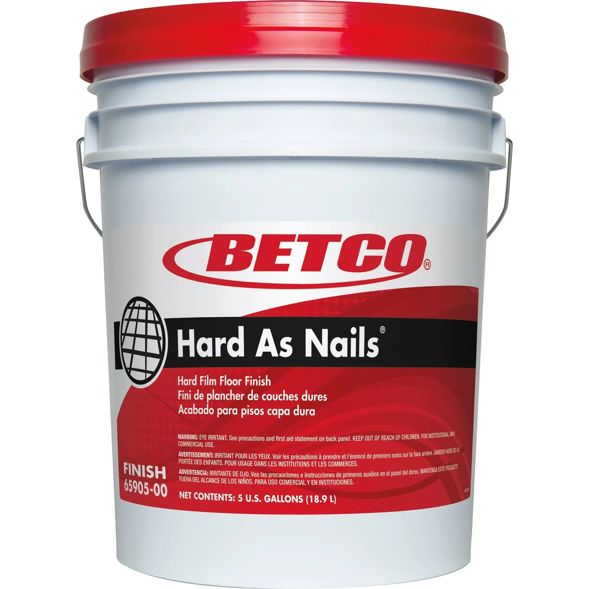 Betco Hard As Nails Floor Finish 5 Gallons