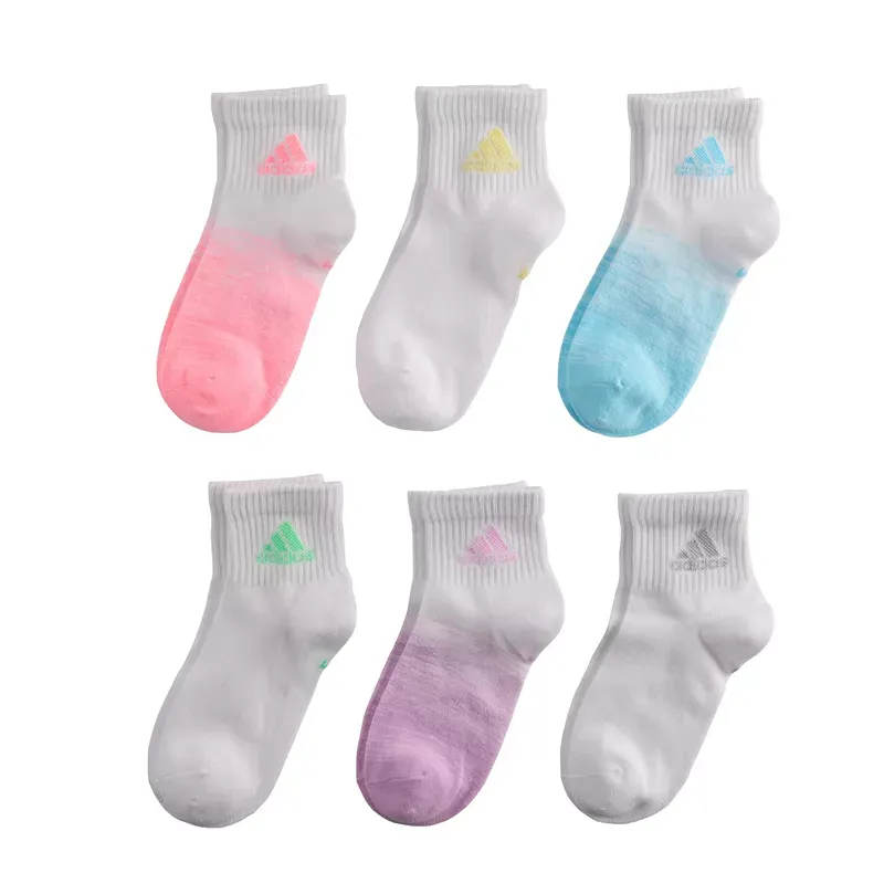 Girls adidas 6-Pack Superlite Badge of Sport 3 Quarter Socks