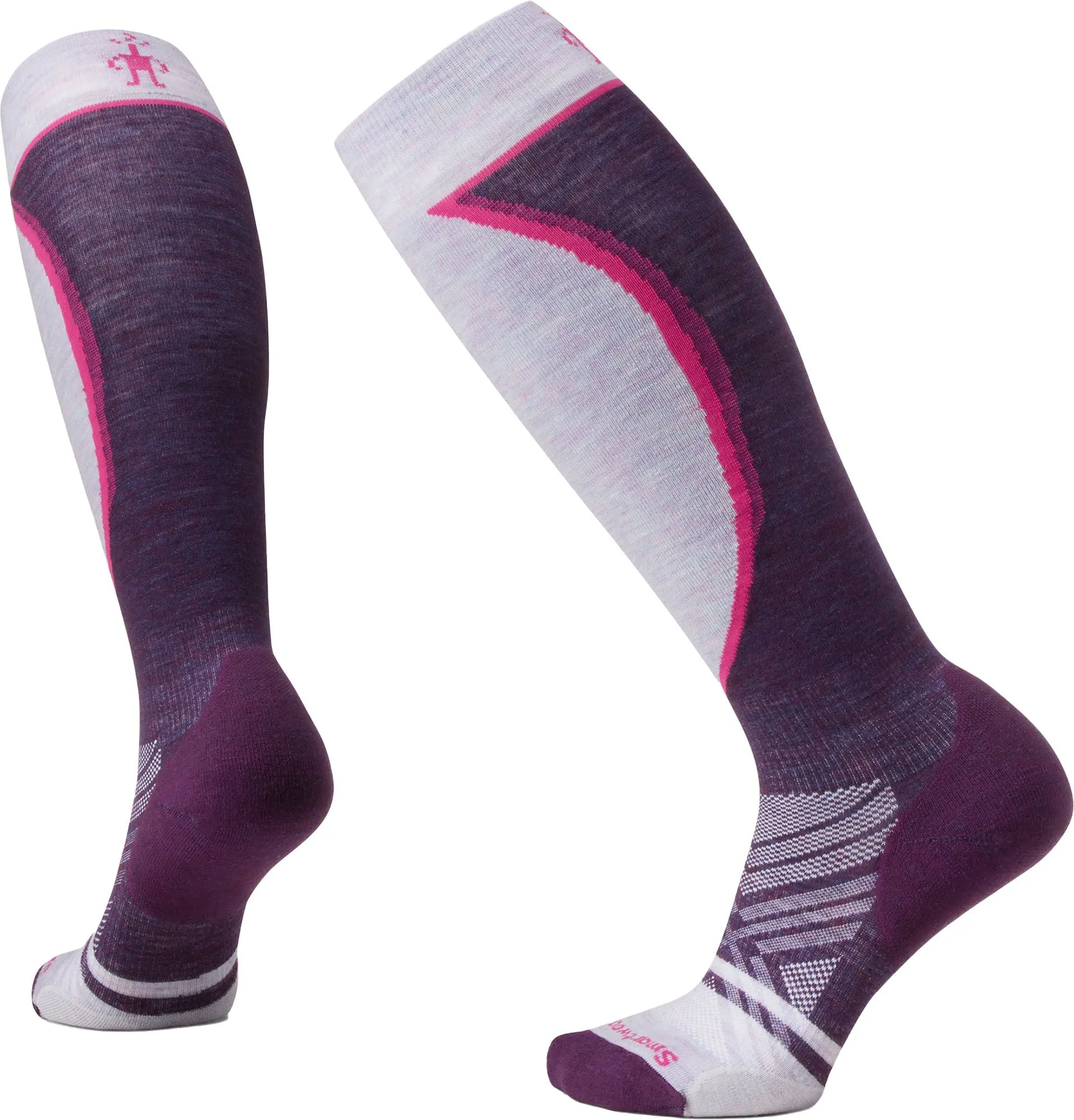 Smartwool Women's Ski Targeted Cushion OTC Socks - Charcoal