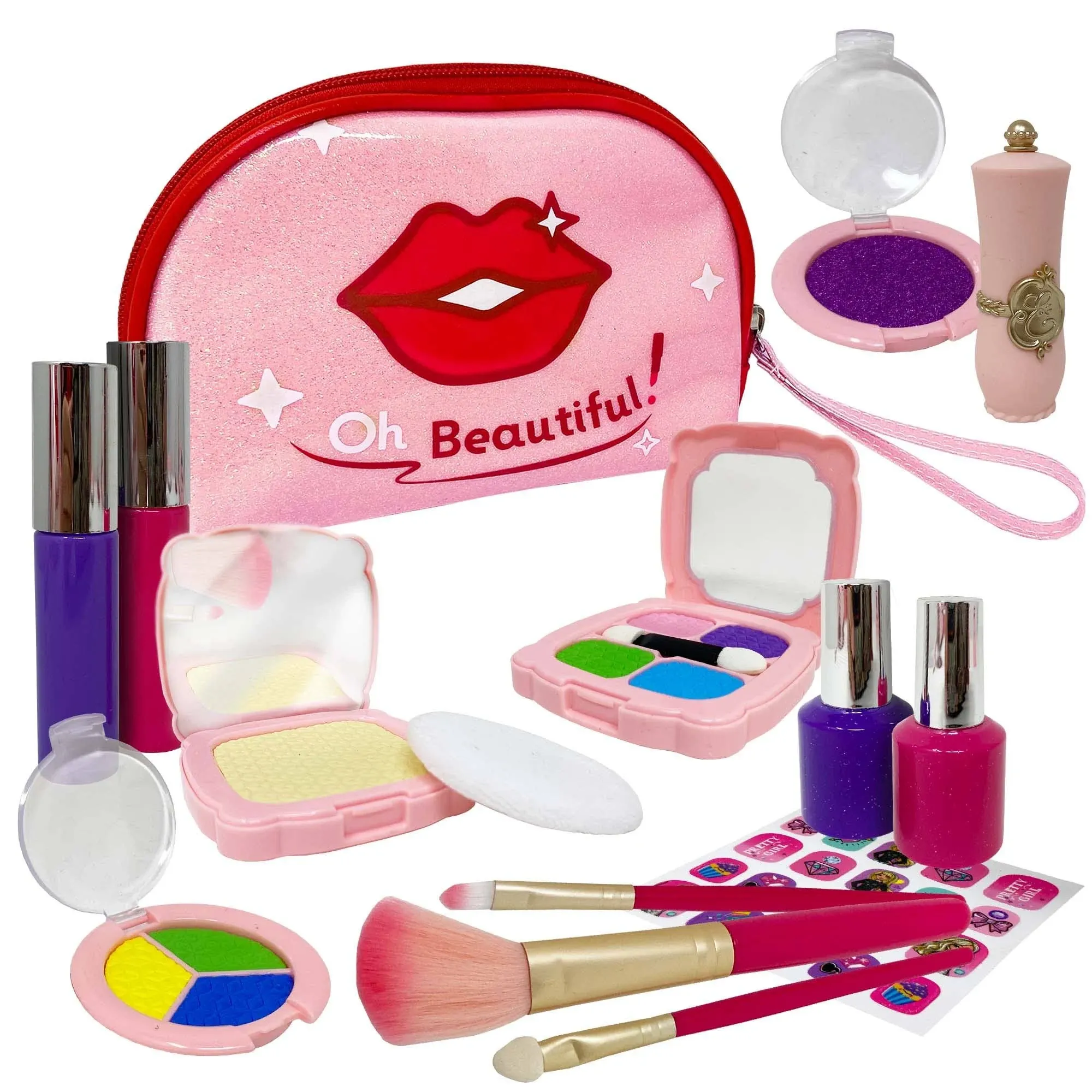 The New York Doll Collection Washable Girls Makeup Kit