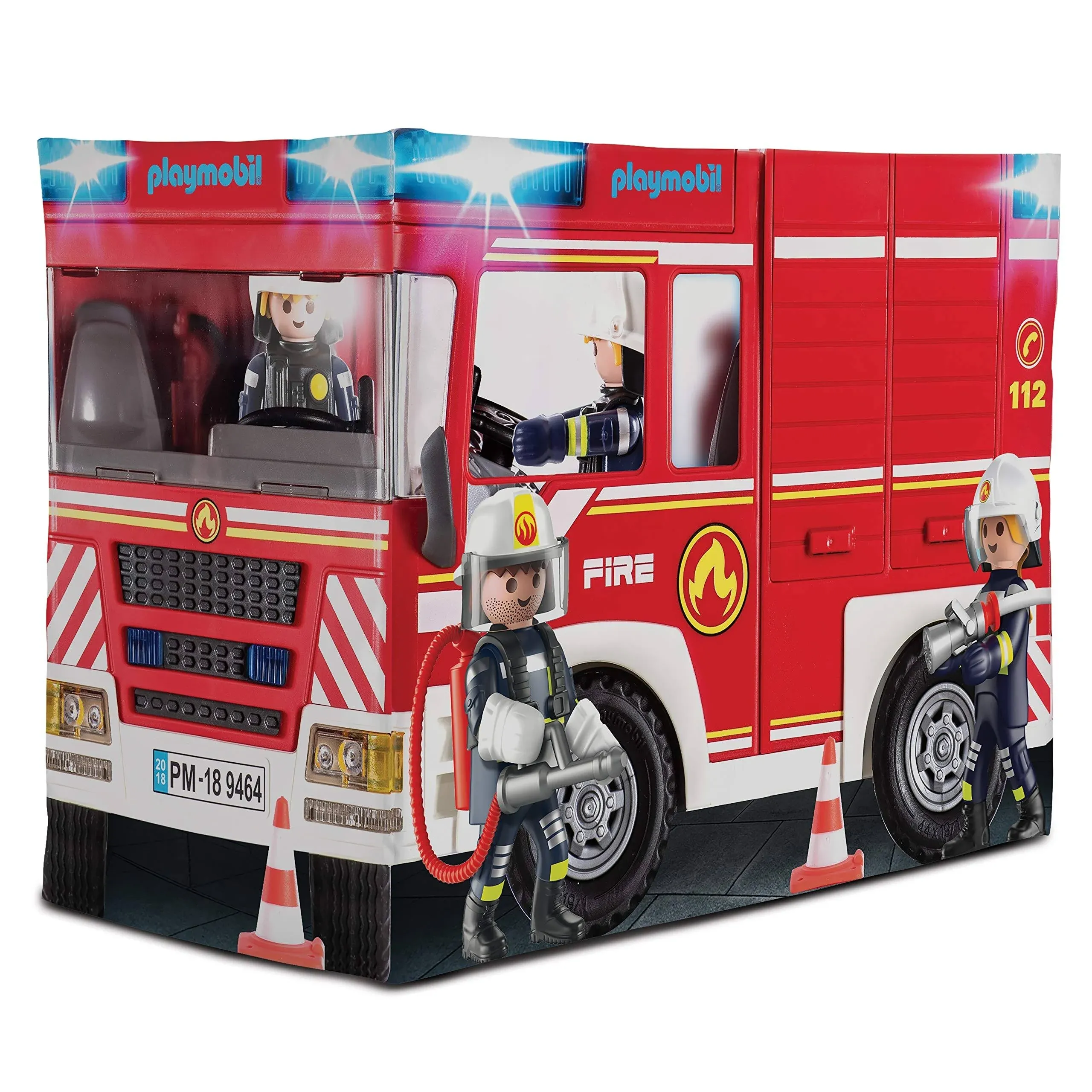 Playmobil Large Fire Engine Pretend Play Tent Playhouse