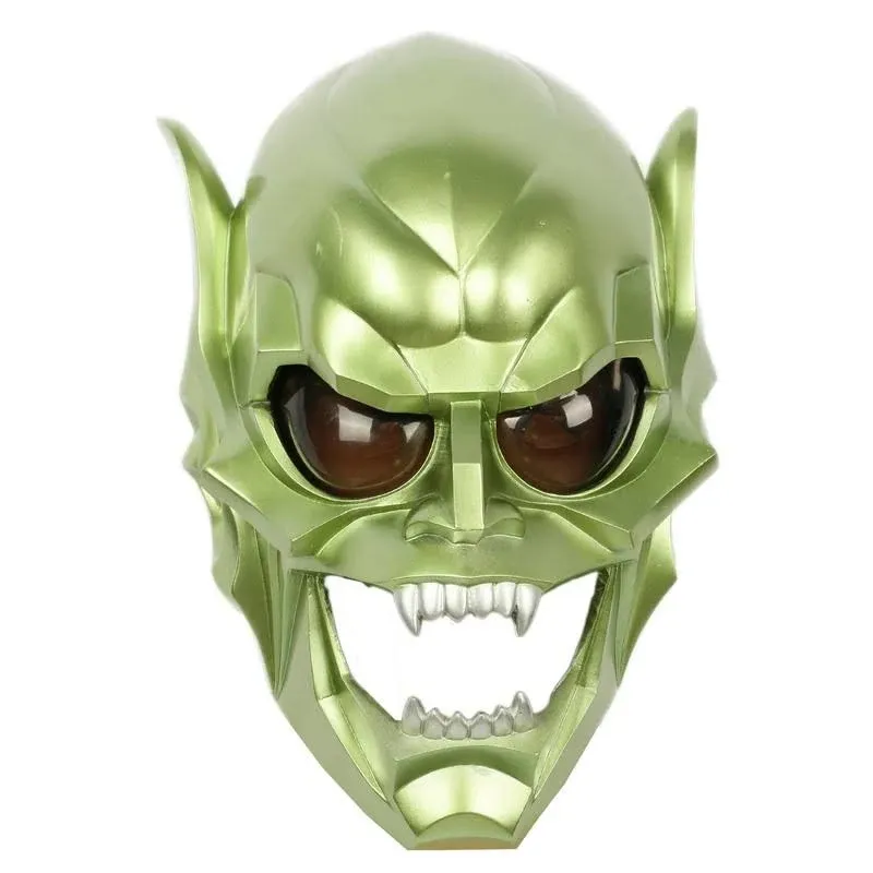 Xcoser Goblin Mask Deluxe Green Resin Man Halloween Cosplay Costume Prop