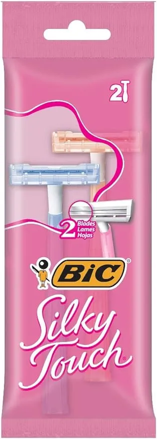 Bic Shaver Silky Touch 2 Count (12 Pieces)12