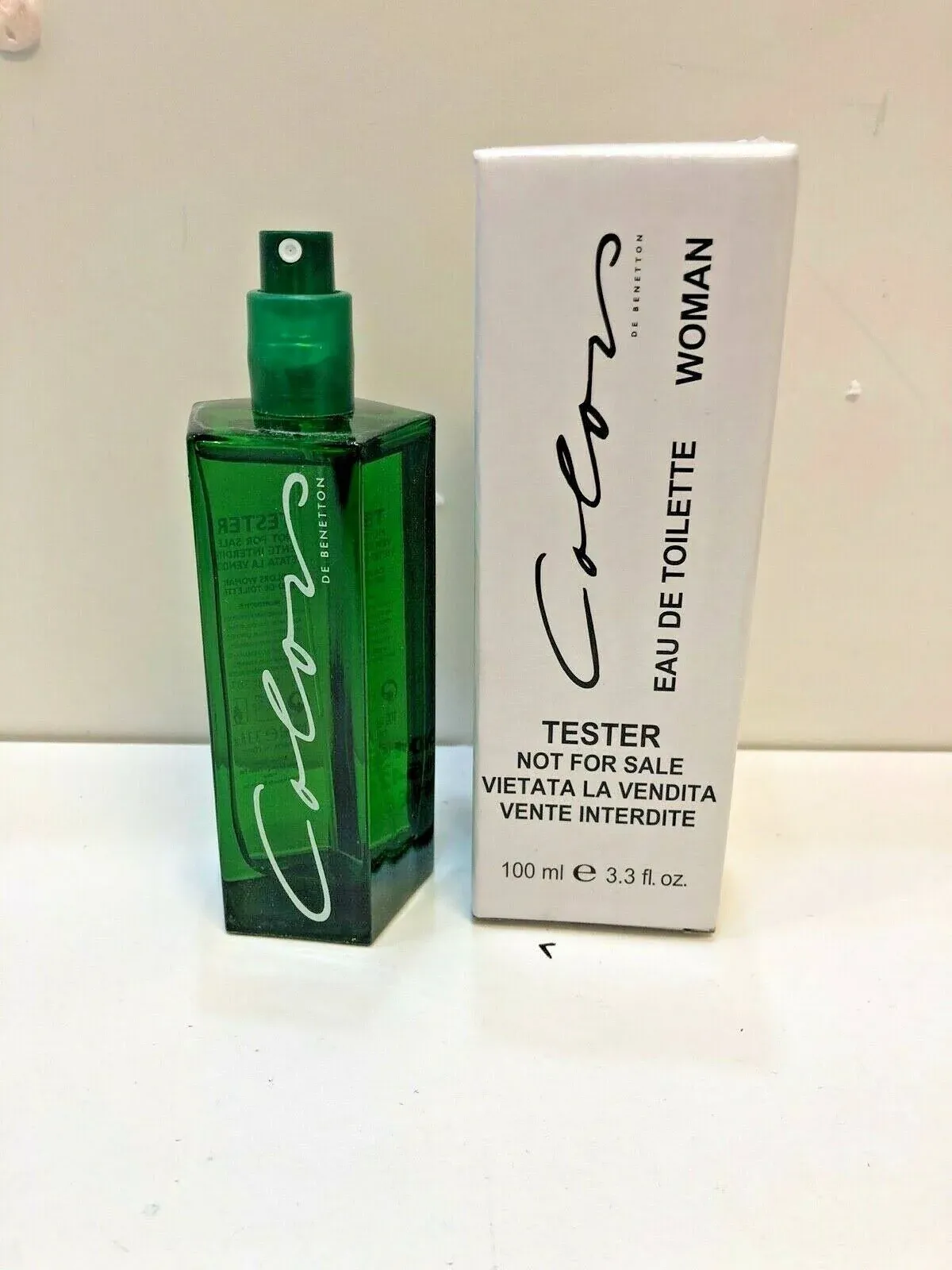 Colors By Benetton Tester 3.3oz Edt Spray For Women Same As Picture-