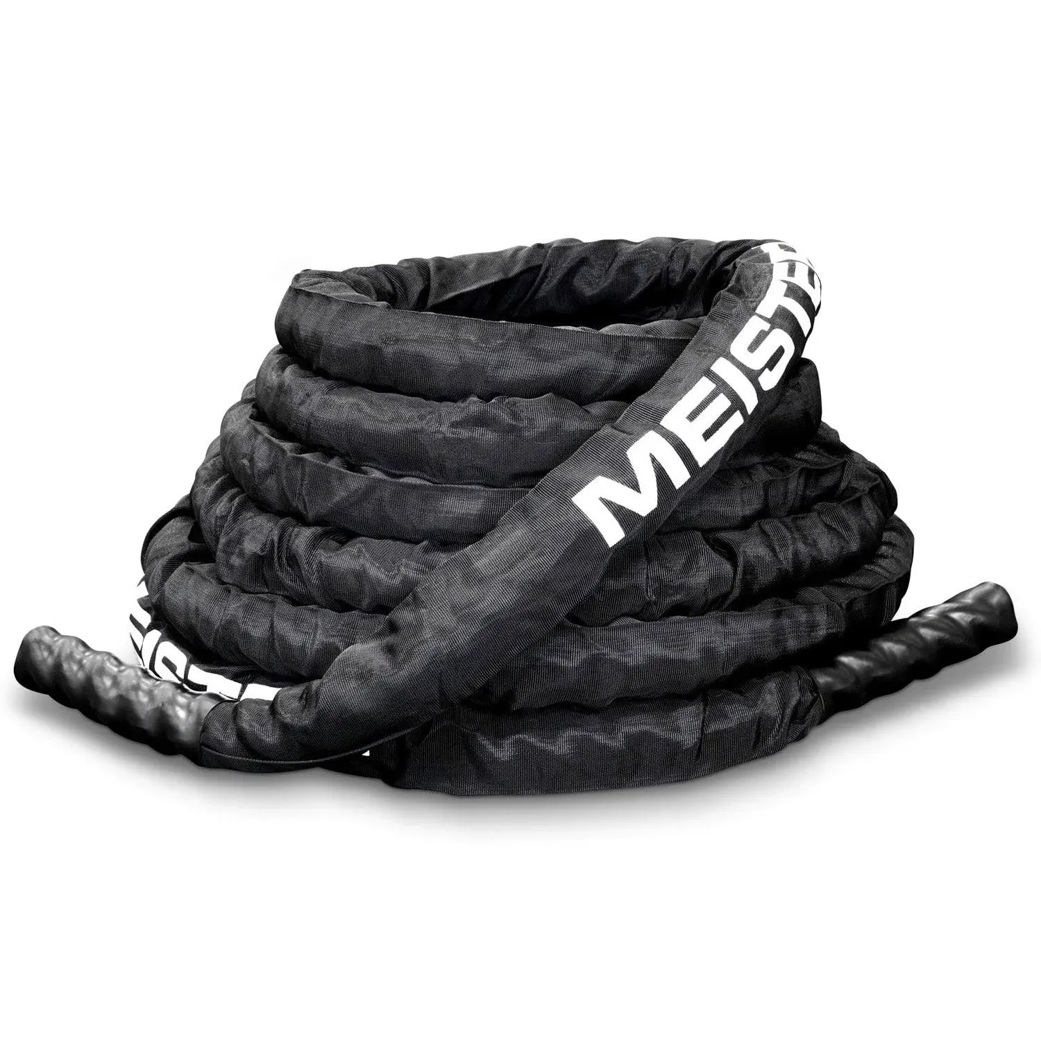 Meister Professional Sheathed Battle Rope - 2.0" Diameter / Black