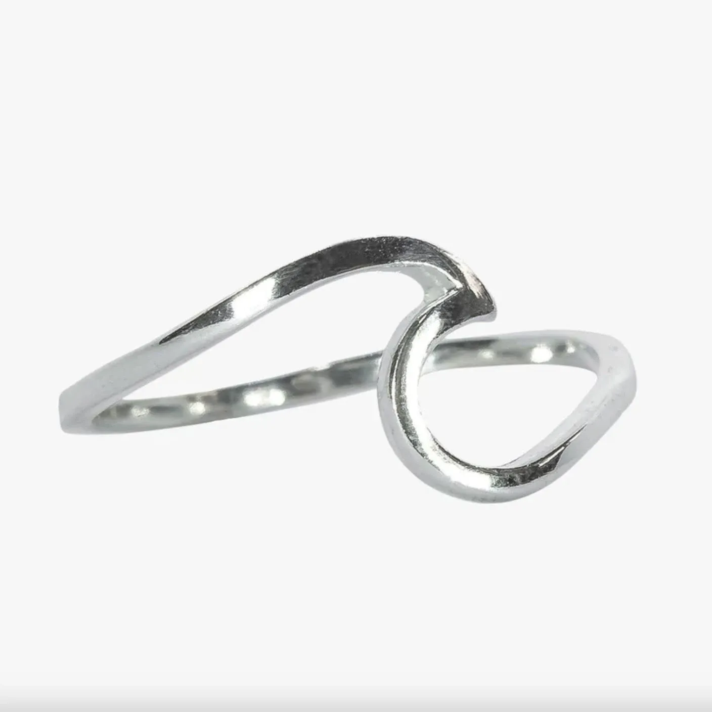 Pura Vida - Wave Ring - Silver 7