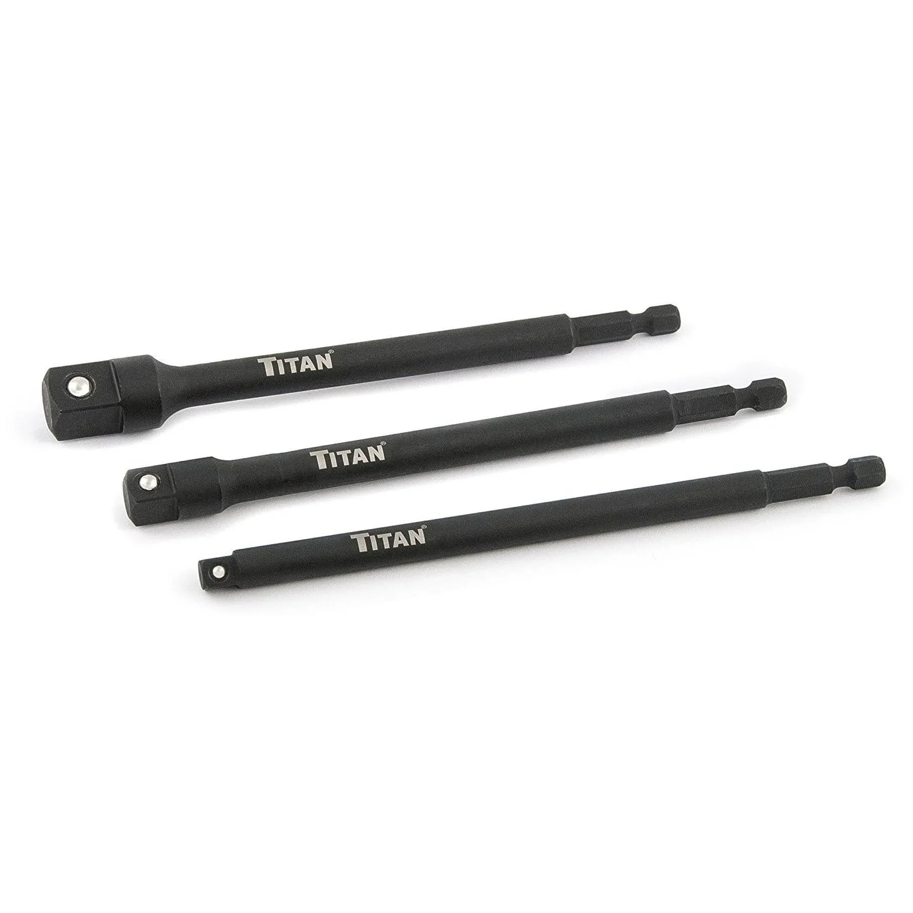 Titan Tools 12086 3 Piece 6 Inch Impact Grade Power Extension Bar Set