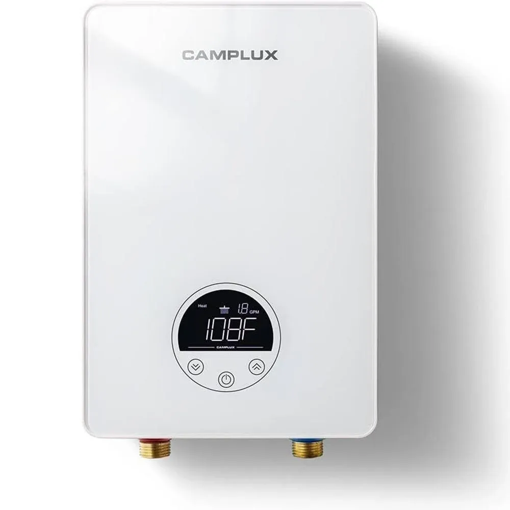 Camplux TE06Pro Electric Water Heater 6kW 240V, White