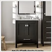 Eviva Aberdeen 30" Transitional White Bathroom Vanity