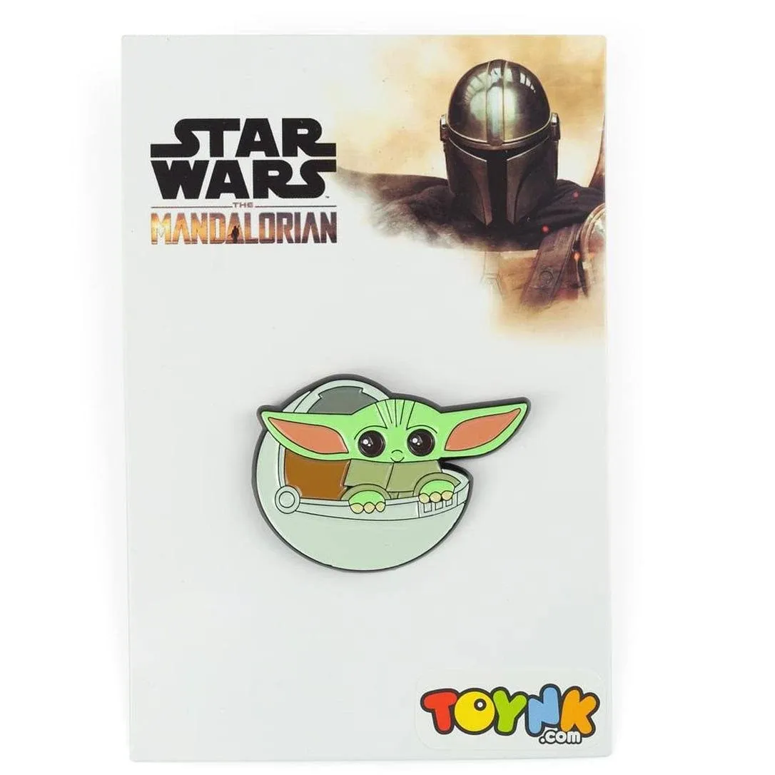 Star Wars: The Mandalorian The Child Baby Yoda In Carriage Enamel Pin Toynk Exclusive