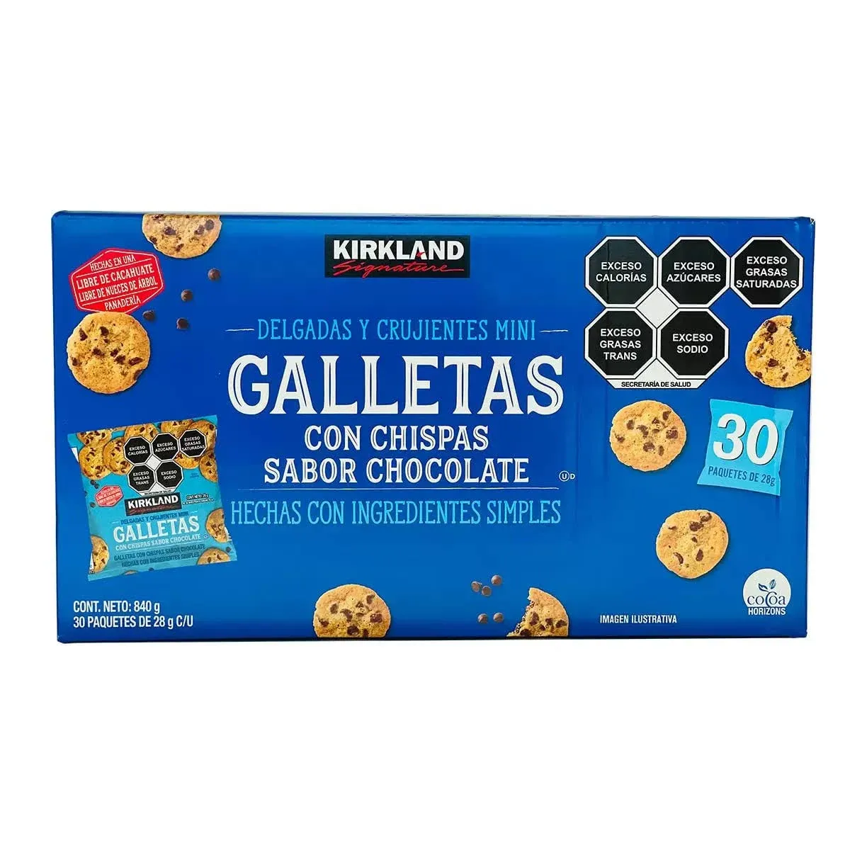 Bite Size Premium Cookies, Chocolate Chip, 2 oz, 30 ct