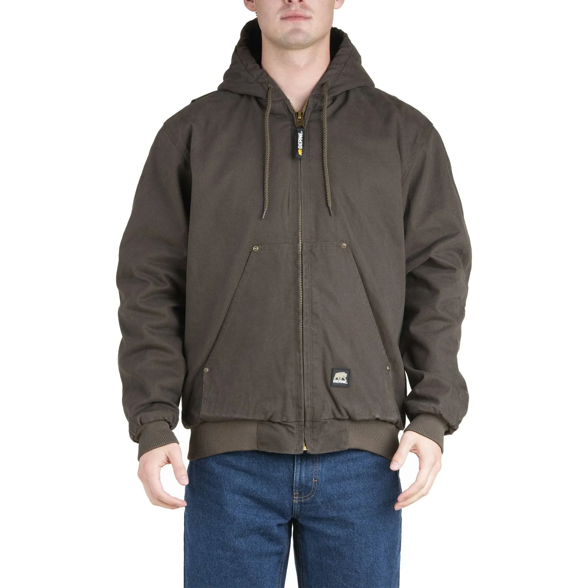 Berne Highland Washed Hooded Jacket