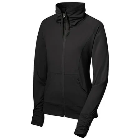 Sport-Tek Ladies Sport-Wick Stretch Full-Zip Jacket