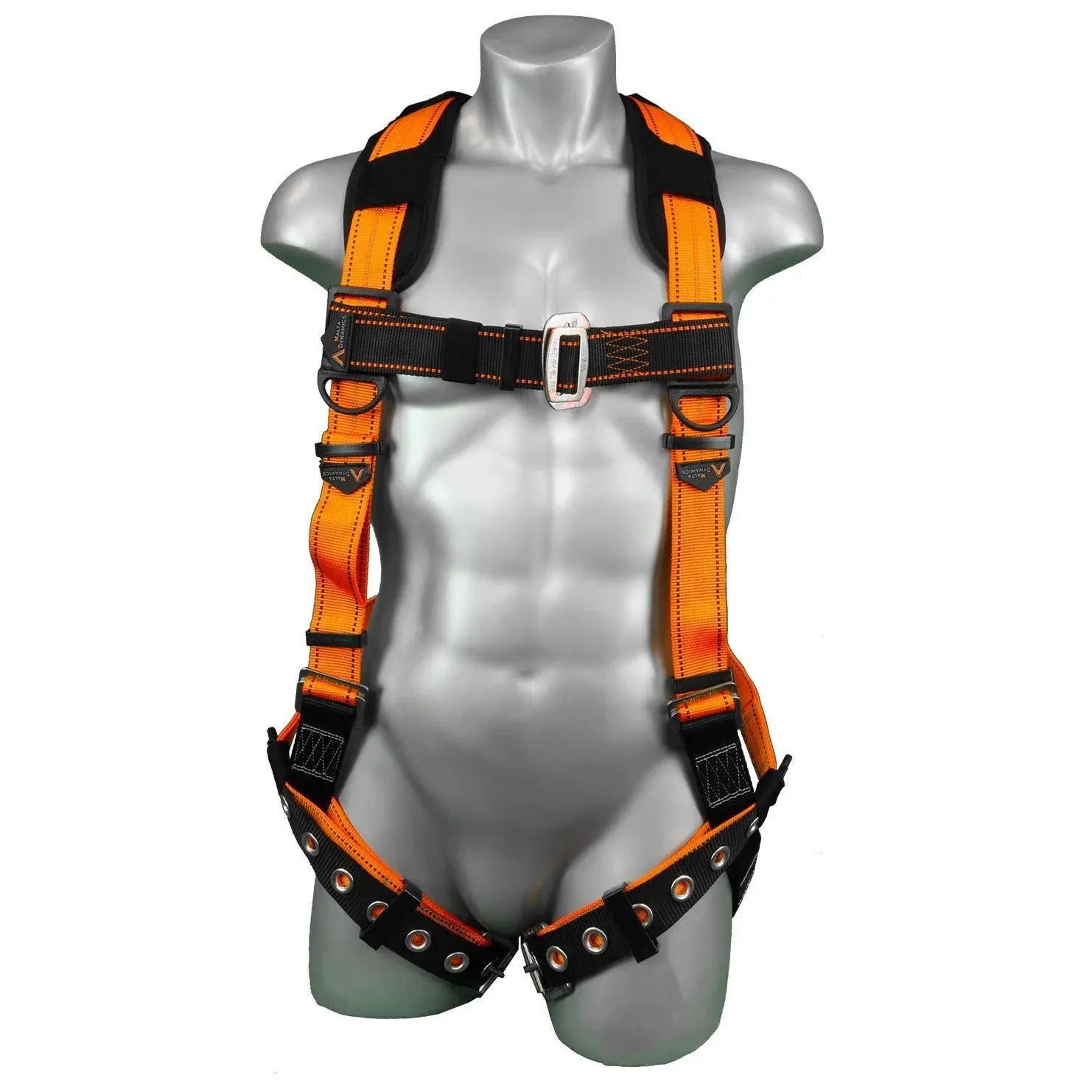 Malta Dynamics Warthog Safety Harness Fall Protection with Tongue Buckle Legs & X ...