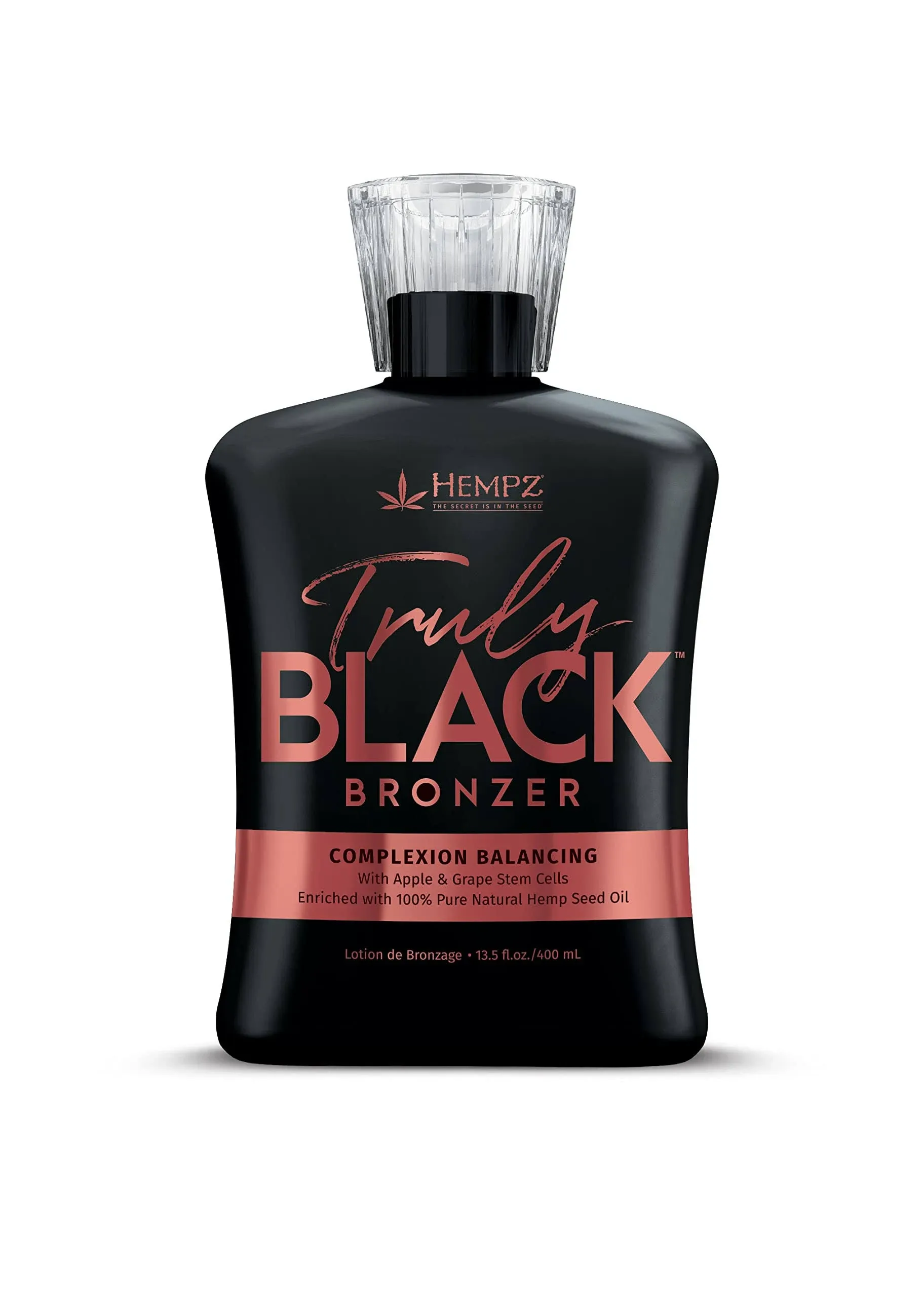 HEMPZ TRULY BLACK BRONZER COMPLEXION BALANCING TANNING LOTION