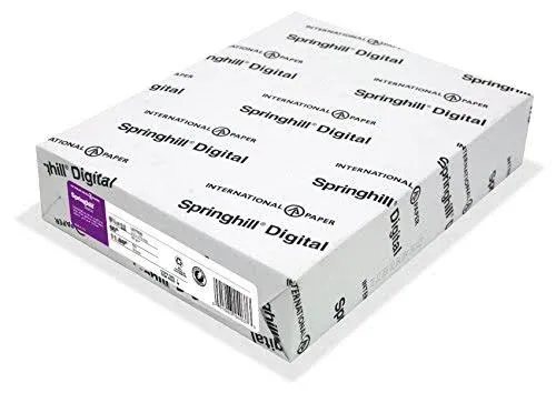 Springhill 11” x 17” Blue Copy Paper, 28lb Bond/70lb Text, 104gsm, 500 Sheets (1 Ream) – Colored Printer Paper with Smooth Finish – Versatile and Flexible Computer Paper – 024156R