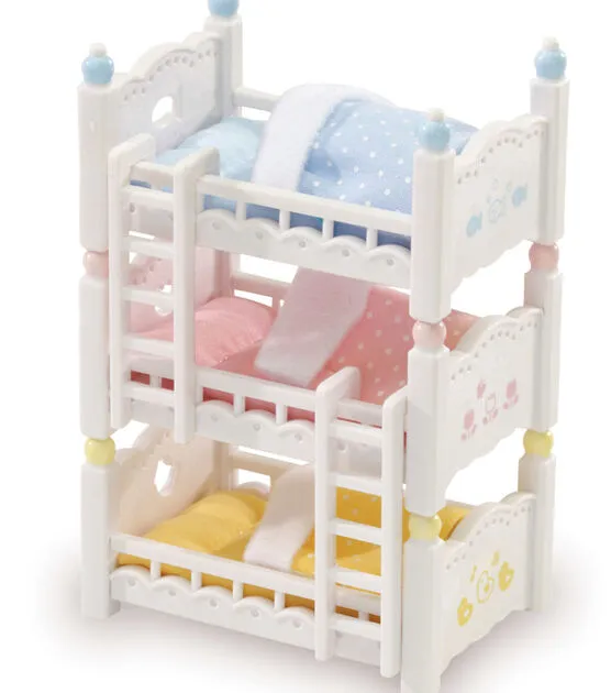 Calico Critters Triple Baby Bunk Beds