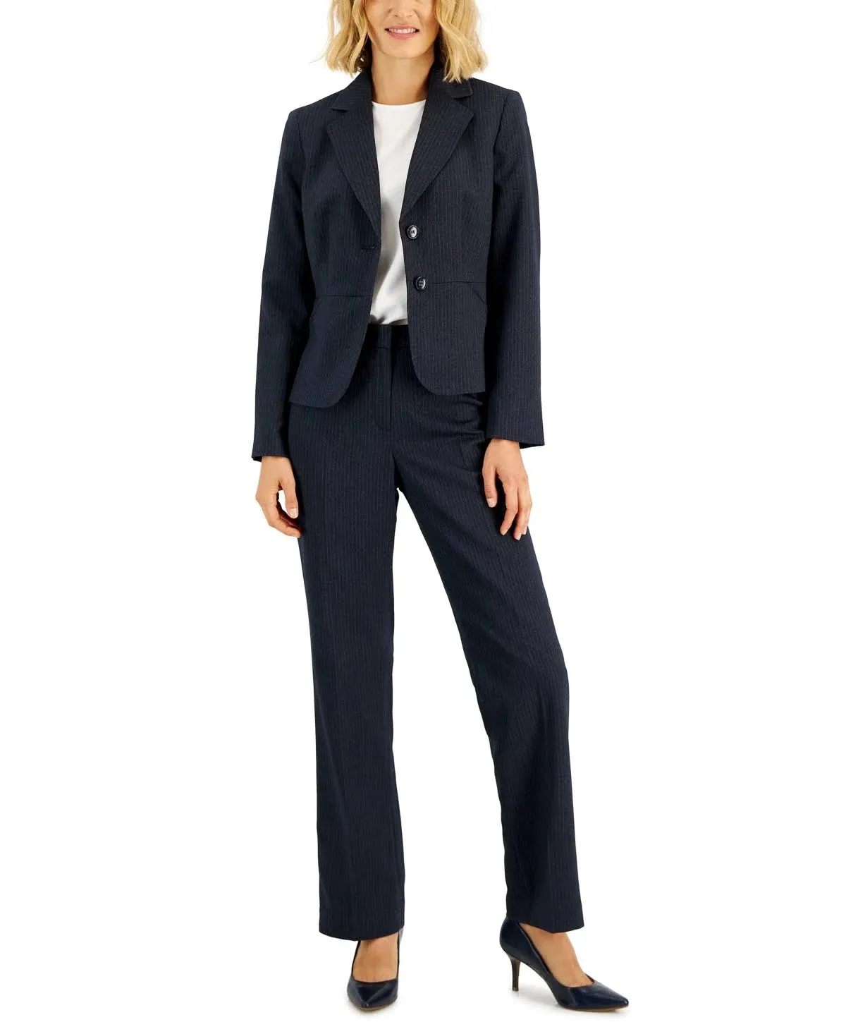 Le Suit Women's Petite Jacket/Pant Suit 50041020-c50