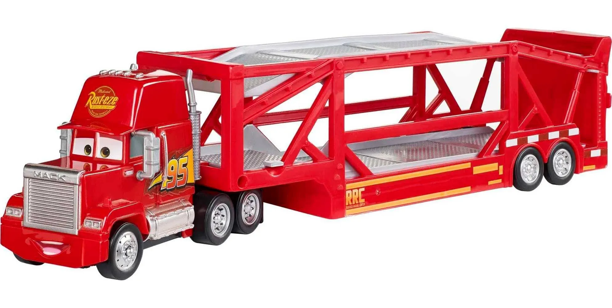 Lightning Mcqueen Launching Mack Hauler (Pixar Cars, Mattel)