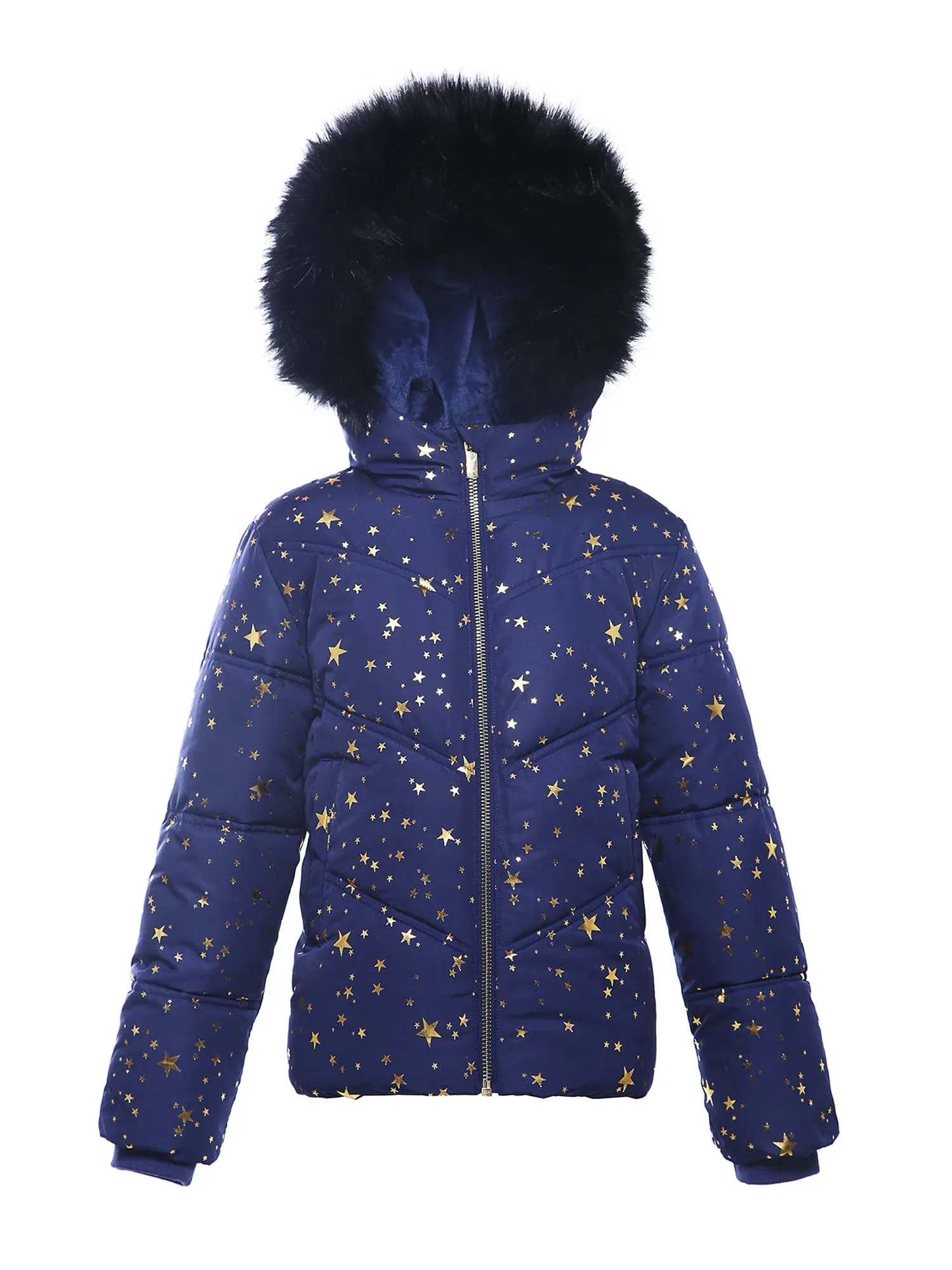 Rokka&Rolla Girls' Heavyweight Puffer Jacket Bubble Coat