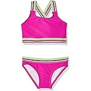 Kanu Surf Girls' Tanya UPF 50+ Beach Sport Athletic Bikini Swimsuit